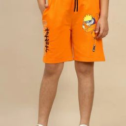 Kidsville Naruto Printed Regular Fit Shorts For Boys-image-54