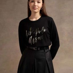 U.S. Polo Assn. Black Graphic Print Sweater-image-52