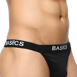 BASIICS by La Intimo Black & White Solid Briefs (Pack of 2) image 4
