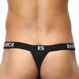 BASIICS by La Intimo Black & White Solid Briefs (Pack of 2) image 5