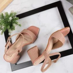 Carlton London Women's Peach Ankle Strap Sandals-image-68