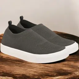 Hirolas Men's Grey Casual Sneakers-image-97