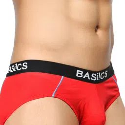 BASIICS by La Intimo Red Printed Briefs (Pack of 2) image 4