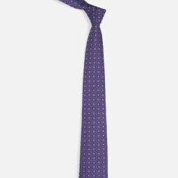 Van Heusen Purple Printed Formal Tie-7