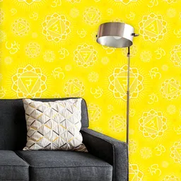 ArtzFolio Printed UV-Resistant Anti-Bacterial Primary Chakra Manipura Peel & Stick Wallpaper-14