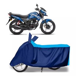 Auto Pearl Two Wheeler Cover for Honda CB Shine SP - Cyan, Blue-image-86