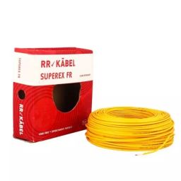 RR Kabel FR HSF 6 Sq.mm 1 Core Flame Retardant (FR) House Cable Yellow (200 m)-image-96