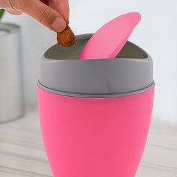 Aura Pink & Grey Mini Swing Lid Bin 1.25L-image-11