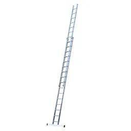 RUSHABH 711 7.62 m (25 Ft) 24 Steps Aluminium Wall Extension Ladder-31
