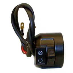 Uno Minda HANDLE BAR SWITCH - RIGHT SIDE (KICK START) - NEW TYPE WITH ENGINE KILL SWITCH - 2 WIRE TERMINALS for ROYAL ENFIELD BULLET 350 CC/CITY BIKE/MACHISMO/ELECTRA (SW-0728B) image 2