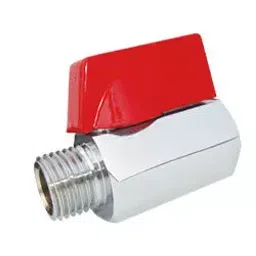 Matrix 12.7 mm (1/2 Inch), 15 mm Brass Mini Ball Valve-90