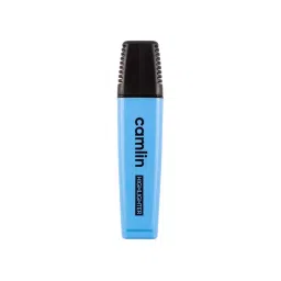 Camlin Highlighter Chisel Tip Blue for Thin and Thick Strokes-87