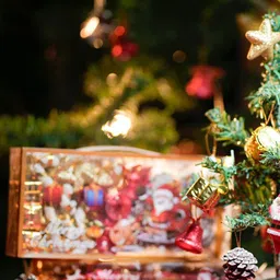 ArteCasa Red Christmas Decor Ornamnets Box-picture-27