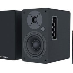 ALPSS AUDIO 150watts RMS Bluetooth Bookshelf Speakers with ESIS New Digital Equalizer Settings,Powerful Speaker-Tweeters with DSP-Digital Sound Processor Loud Sound, Sleek Remote Control. image 3