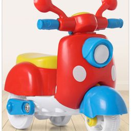 Babyhug Friction Powered Mini Scooter Toy for Early Developmental Skills - Red-20