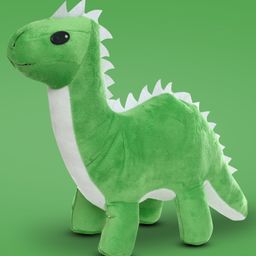 DukieKooky Kids Green Little Dino Soft Toy - Height 37 cm-22