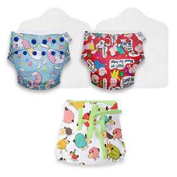 SuperBottoms Combo Freesize Cloth Diaper UNO plus 1 Dry Feel Langot Pack of 2 - Multicolour-6
