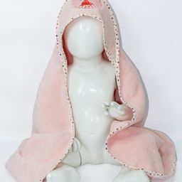 Rangoli Cotton Cute Baby Designed Zero Twist Skin Friendly Towel - Pink-picture-41