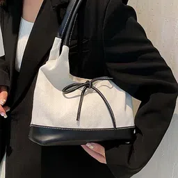 LULU & SKY Textured Structured Shoulder Bag-41