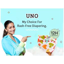SuperBottoms Combo Freesize Cloth Diaper UNO plus 1 Dry Feel Langot Pack of 2 - Multicolour image 3