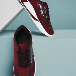 Spotwalk Men Mesh Running Shoes-19