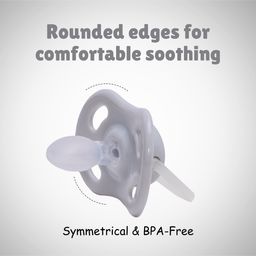 Adore Airo! The Symmetrical Pacifier that Glows in Dark with Storage Case- Grey image 4