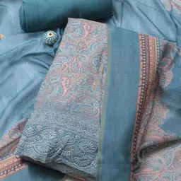 Meena Bazaar Printed Unstitched Dress Material-90