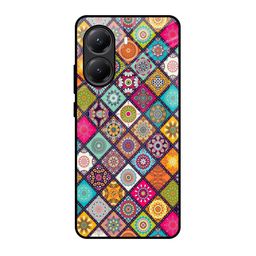 QRIOH Quirky Printed Mandala Glass Poco X7 Pro 5G Back Case Mobile Accessories-image-50