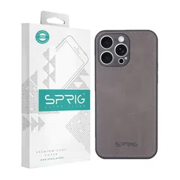 SPRIG Shock Proof Matte Leather iPhone 14 Pro Back Case-10