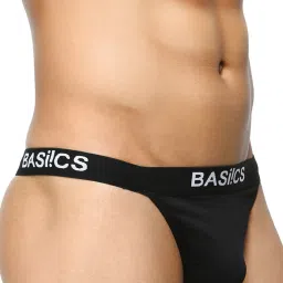 BASIICS by La Intimo Red & White Solid Briefs (Pack of 3) image 4
