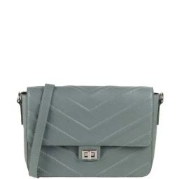 Metro Green Synthetic Quilted Sling Handbag-image-49