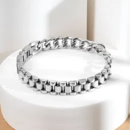 Peora Silver Statement Openable Charms Bracelets-image-60