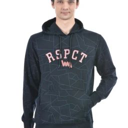 Lawman Pg3 Navy Regular Fit Printed Hooded Sweatshirt-picture-20