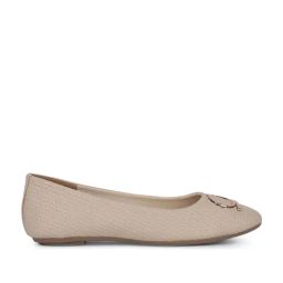 Bata Women's Off White Ballerina Shoes-picture-9
