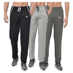 Vimal Jonney Multicolor Cotton Trackpants - Pack of 3-picture-22