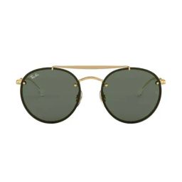Ray-Ban Unisex UV Protected Green Lens Round Sunglasses - 0RB3614N91407154-image-77