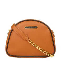 Bagsy Malone Tan Solid Medium Handbag-86