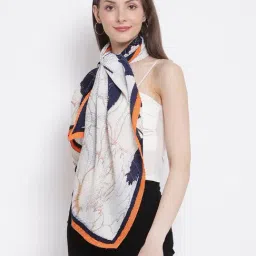Global Republic Off White Printed Scarf-image-48