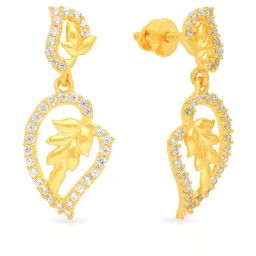 Malabar Gold and Diamonds 22k Gold Earrings for Women-picture-35