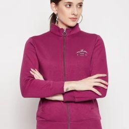 Duke Pink High Neck Sweatshirt-image-56
