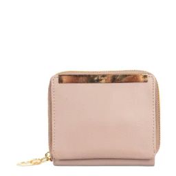 Baggit Pink Solid Zip Around Wallet for Women-image-90
