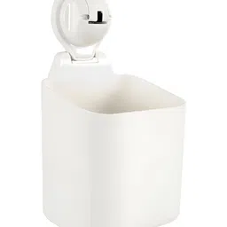 FECA ABS  White Multifunction Suction Hooks With Storage Basket-19