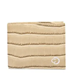 Caprese Beige Casual Faux Leather Bi-Fold Wallet for Men-18