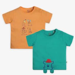 Ed-a-Mamma Infant Boys Multicolor Cotton Printed T-Shirt-20