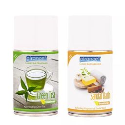 Airance 250 ml Each Green Tea & Sandal Bath Spray Air Freshener Automatic Spray (Pack of 2)-image-94