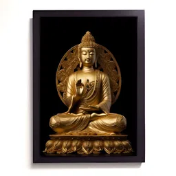 RANDOM Gold-Toned & Black Religious Wall Art-23