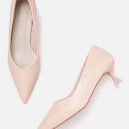 Marc Loire Solid Work Kitten Pumps-51