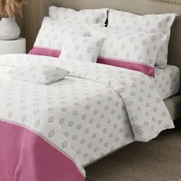 Boutique Living Royal Essence Cotton Ethnic 400 TC King Bedsheet with 4 Pillow & 2 Cushion Covers-picture-25