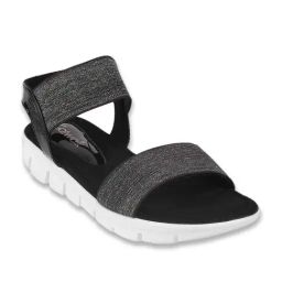 Catwalk Women's Black Sling Back Sandals-image-99