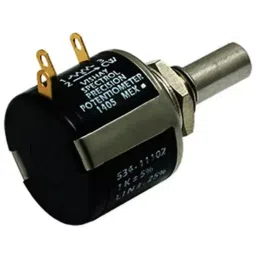 Vishay Panel Mount Rotary Potentiometer 2 W Power 200 Ω Resistance Solder Lug Terminal, 534B1201JC8872-picture-37